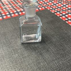 Vintage Clear Glass Bottle