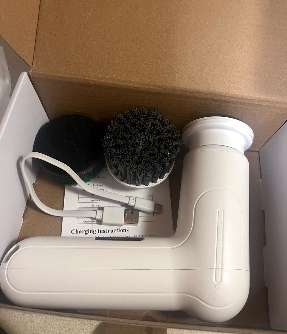 Cordless Electric Powerful Spin Scrubber For Home/office/car Brand New In The Box Pickup Gaithersburg Md20877