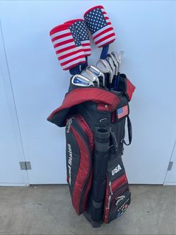 Men’s Outward Nine Comp Tour Golf Set (Driver 1, Wood 3, 5 and 3-P) Graphite Right Handed  w/CartBag