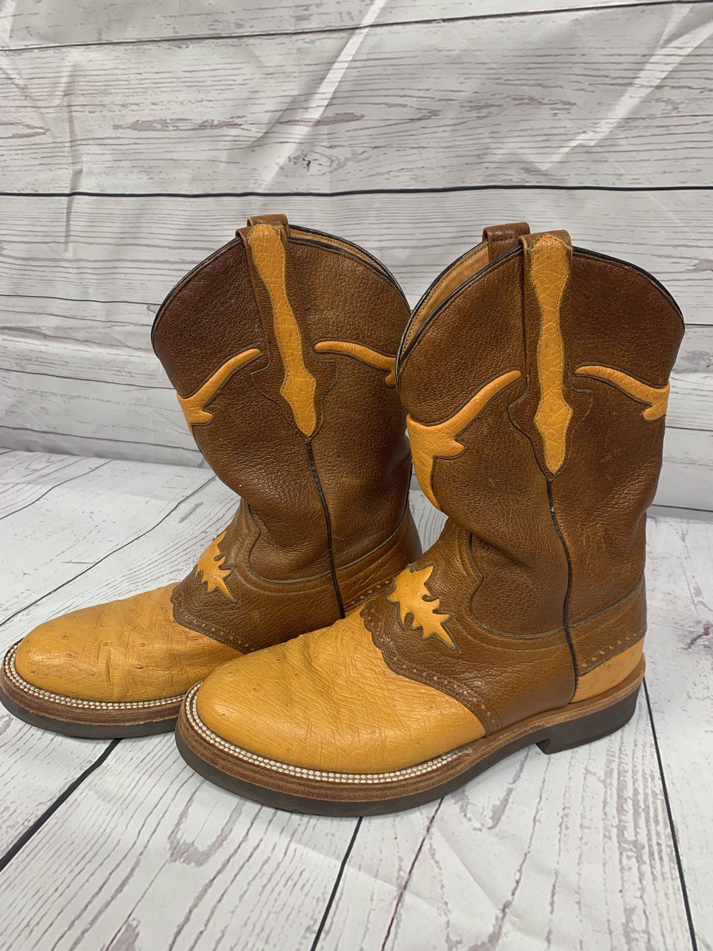 Leather Cowboy boots leather Don Cuco’s Made In Mexico 24 1/2 Size 7.5