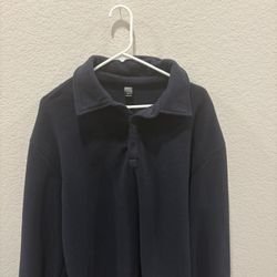 men’s collared longsleeve sweater