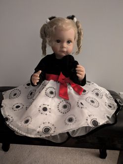 Beautiful Doll. She Is Wearing Pig Tails