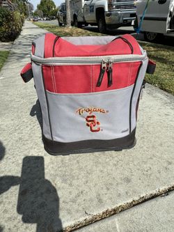 Coleman USC Trojans 50-Can Rolling Cooler