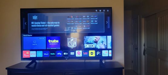 LG Smart TV Large Flat Screen
