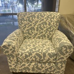 Blue Grey Chair Accent Chair