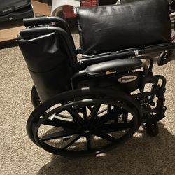 Wheelchair- Invacare 9000 SL Wheelchair With 18” Seat Width + Footrests 