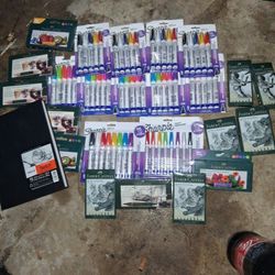 Faber Castell And Sharpie Drawing Markers