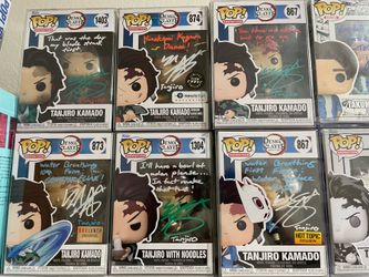 Signed Demon Slayer Funko Pop