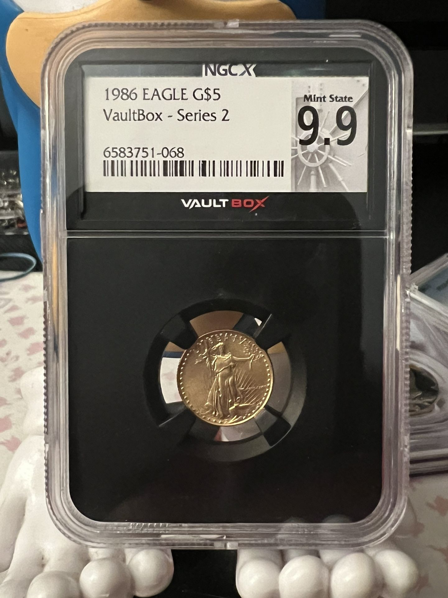 1986 Gold Eagle 1/10 9.9 Vaultbox