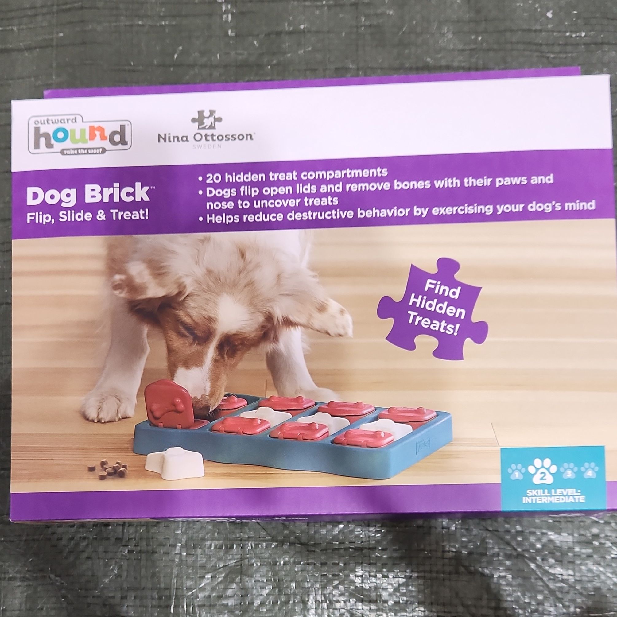 Outward Hound Dog Brick Puzzle Toy