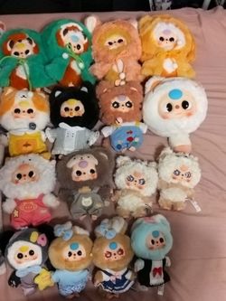 Baby Three Plush Keychains