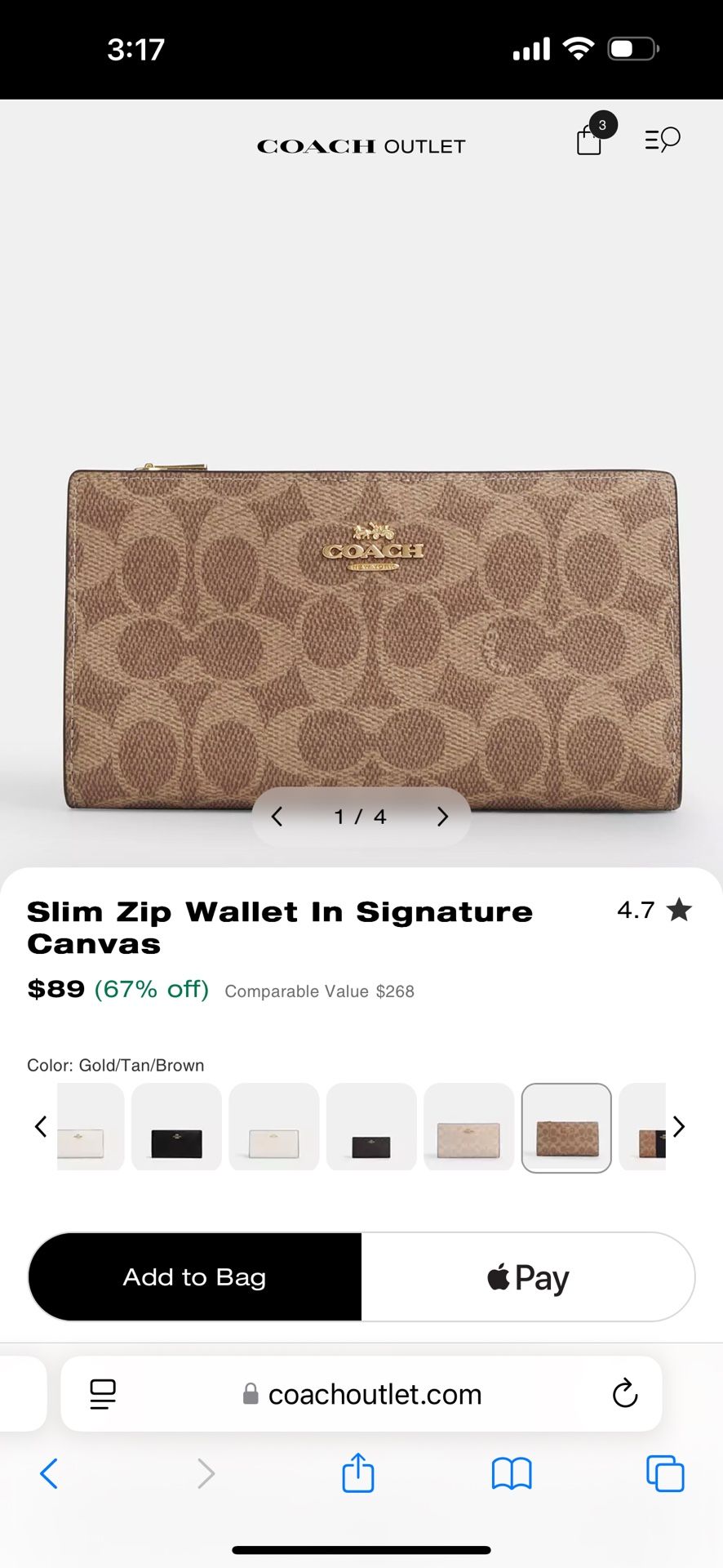 New Coach Wallet 