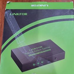 LiNKFOR Digital Optical Audio Switch Splitter