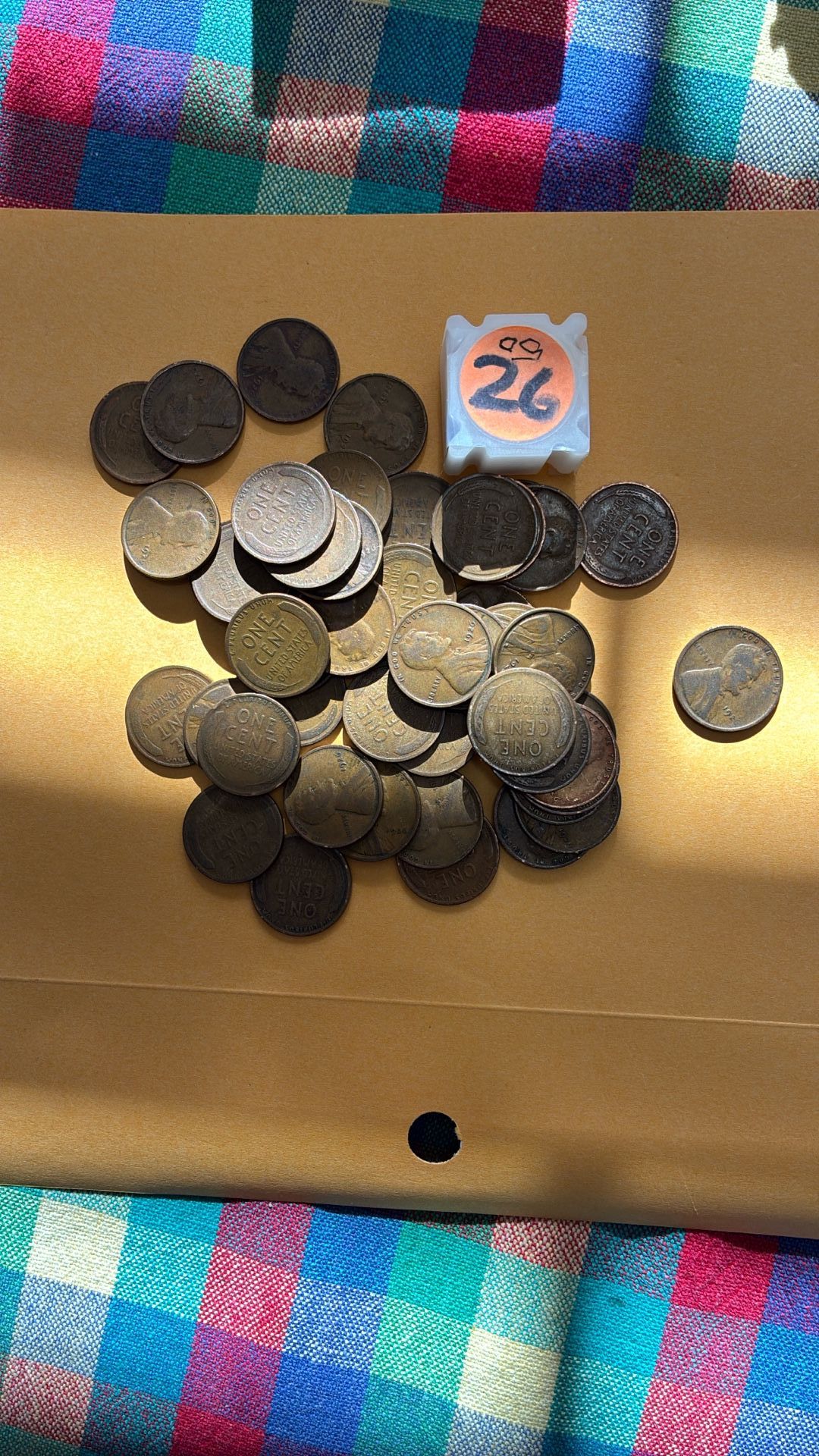 50 WHEATIES COPPER PENNIES DATED 1926