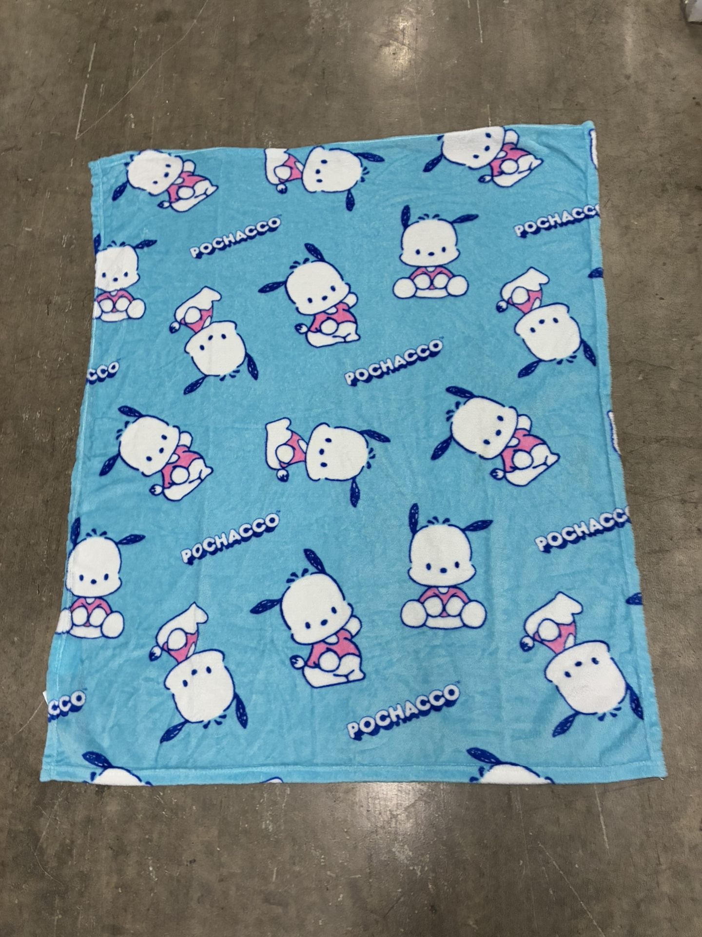 Pochacco Throw Blanket by Hello Kitty