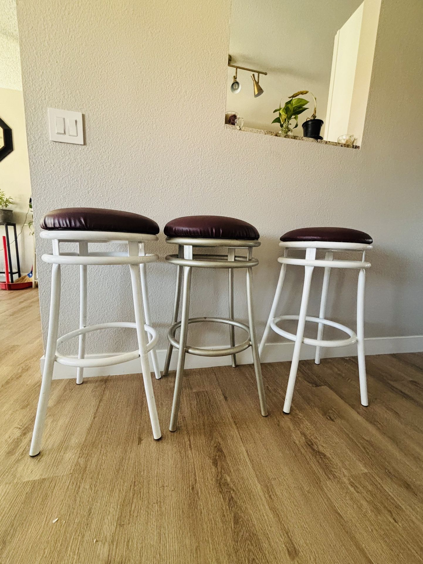 Swivel Bar Stools ( Set Of 3)