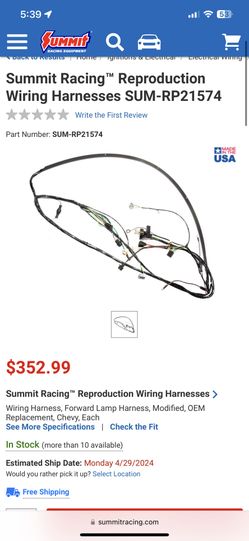 67-72 Wiring Harnesses