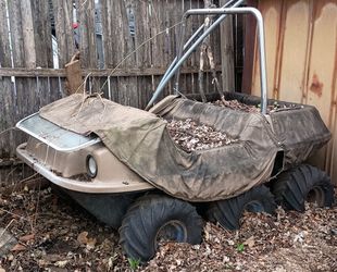 Argo Six-wheeler Amphibious Vehicle, Needs Work, Unstoppable ATVs, Water Mud Snow, More Pics And Details Today $1999 Offer