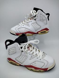 Air Jordan 6 Varsity Red Size 4.5 Youth Professionally Cleaned And Sterilized 