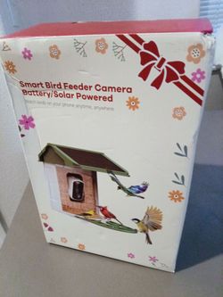 Harymor smart bird feeder camera solar power and battery powered