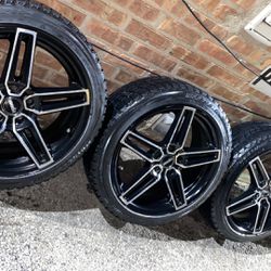 18” Moda Rims And Tires Sensors Included 5x112 Bolt Pattern 