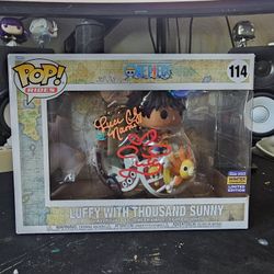 Luffy With Thousand Sunny Funko Pop Signed!