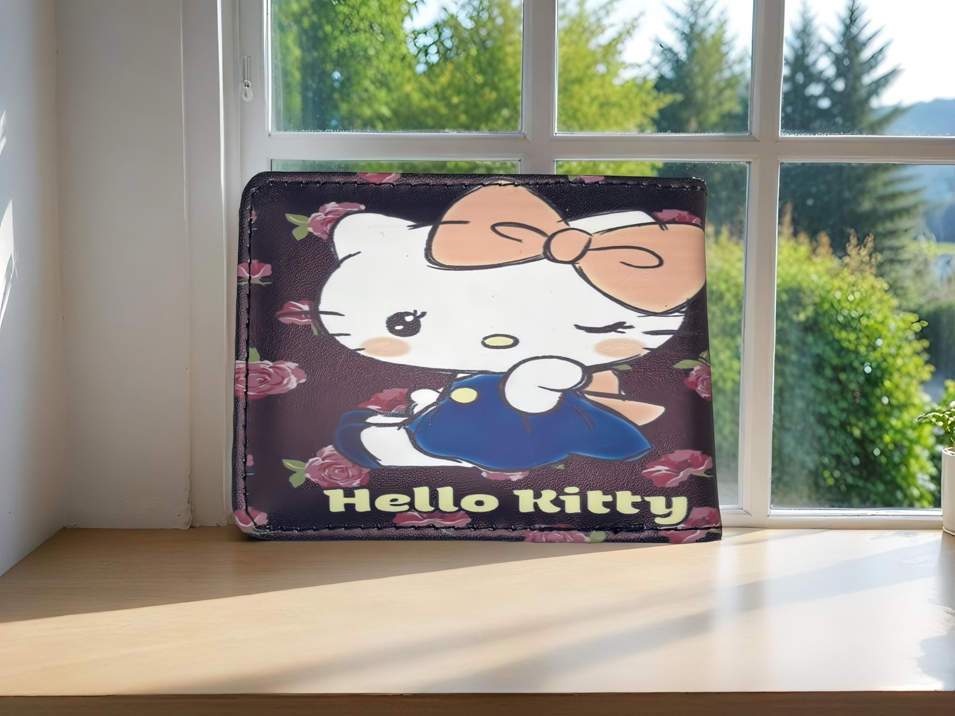 🌹 Add a dash of sweet style to your day with this enchanting Hello Kitty wallet! 🌹