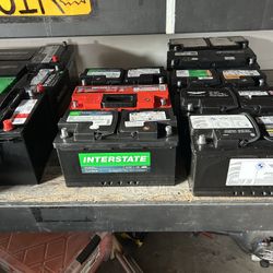 New And Rebuilt And Used Car Batterys 
