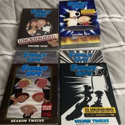 SEALED Family Guy Volume 9,10,12 And Season 12  DVDs