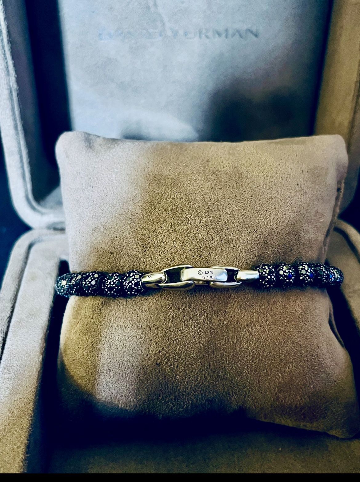 David Yurman Spiritual Bead Diamond Bracelet