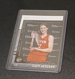 Caitlin Clark card in a hard protective case.  $10