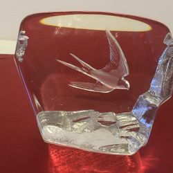 Crystal Flying Bird Paperweight