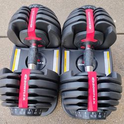 Like NEW Bowflex Adjustable Dumbbells 