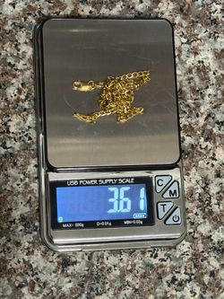 14k Gold Curb Chain 20 1/2”, 3.61 G