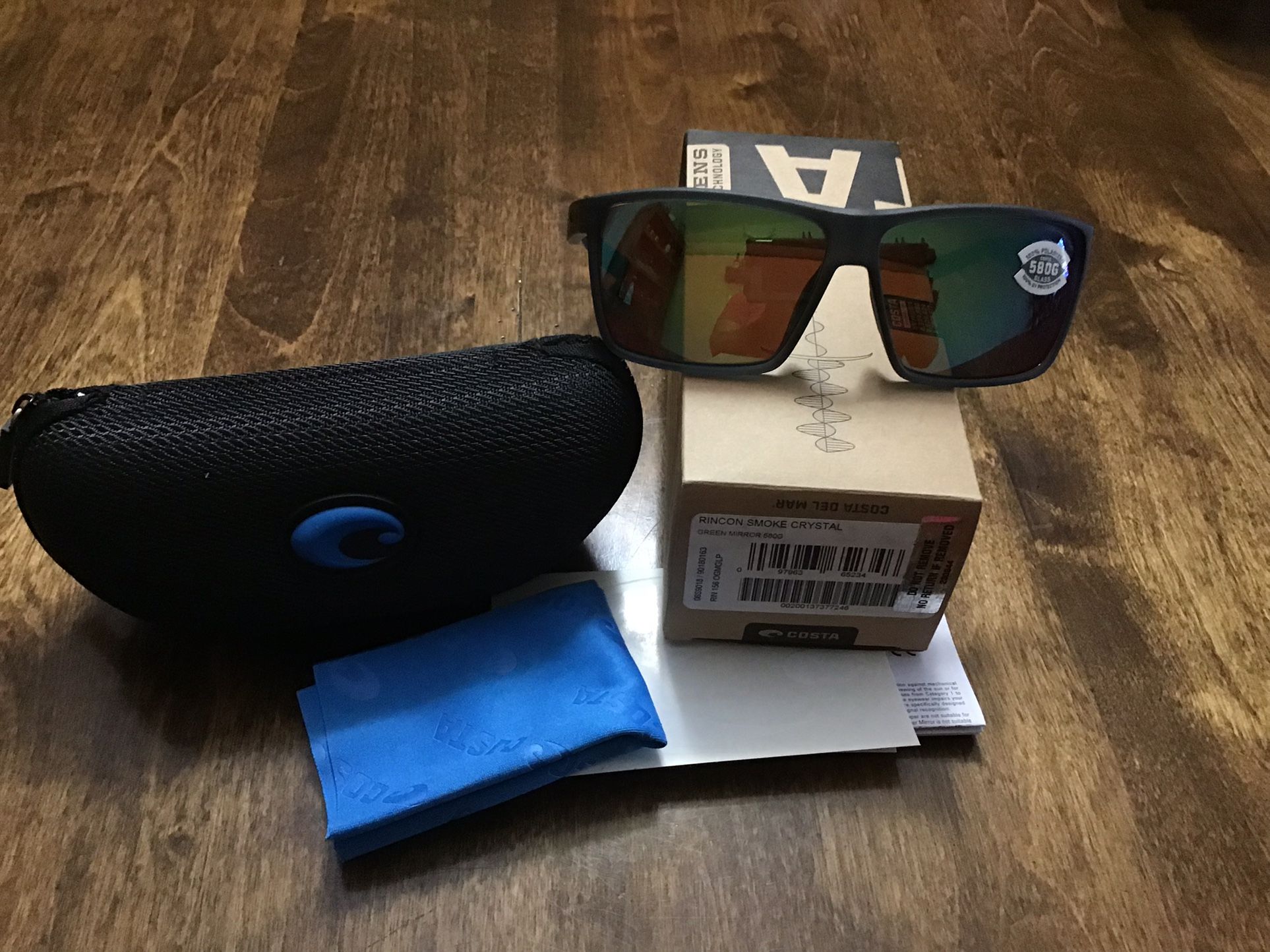 Brand New Authentic Costa Del Mar Rincon 580G Polarized Sunglasses