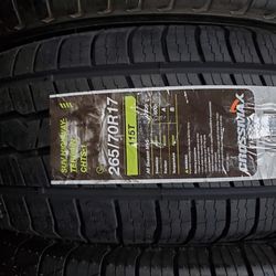 265/70/17 HT Tires 
