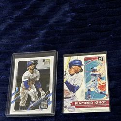 Mookie Betts Baseball Card Lot Los Angeles Dodgers 