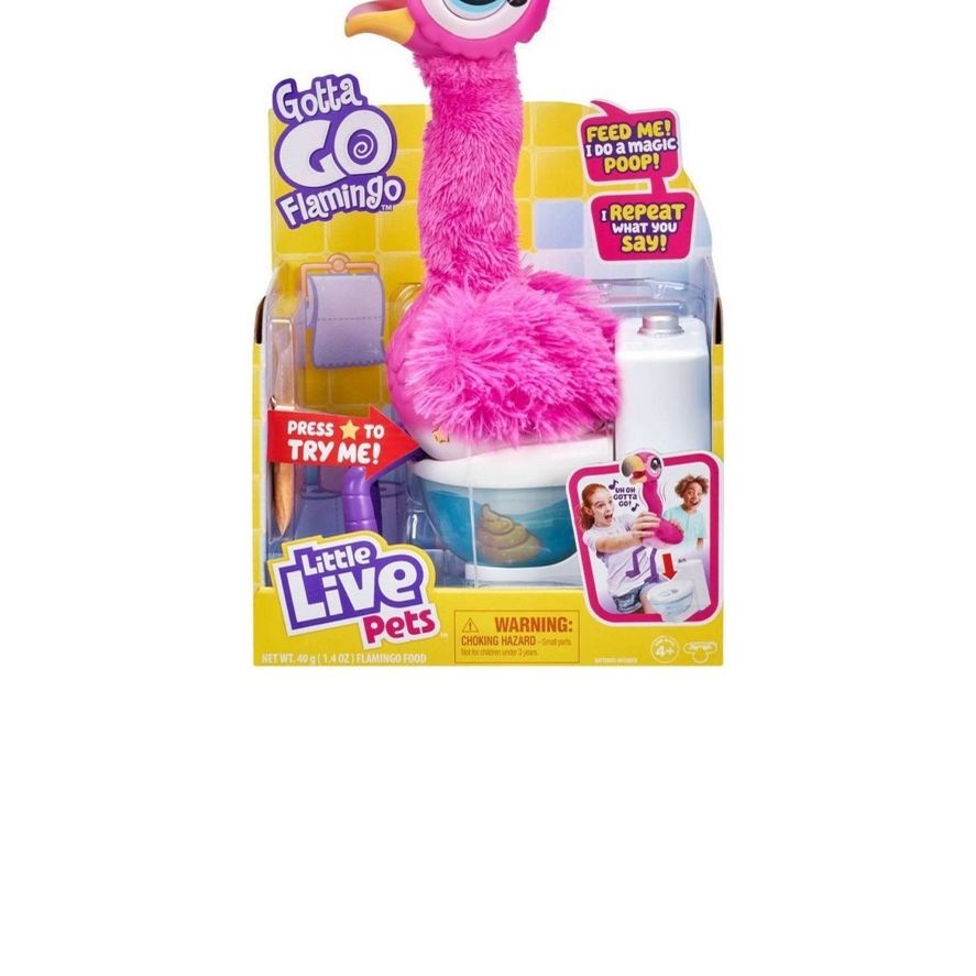 Gotta Go Flamingo Little Live Pets THAT EATS, SINGS, & POOPS