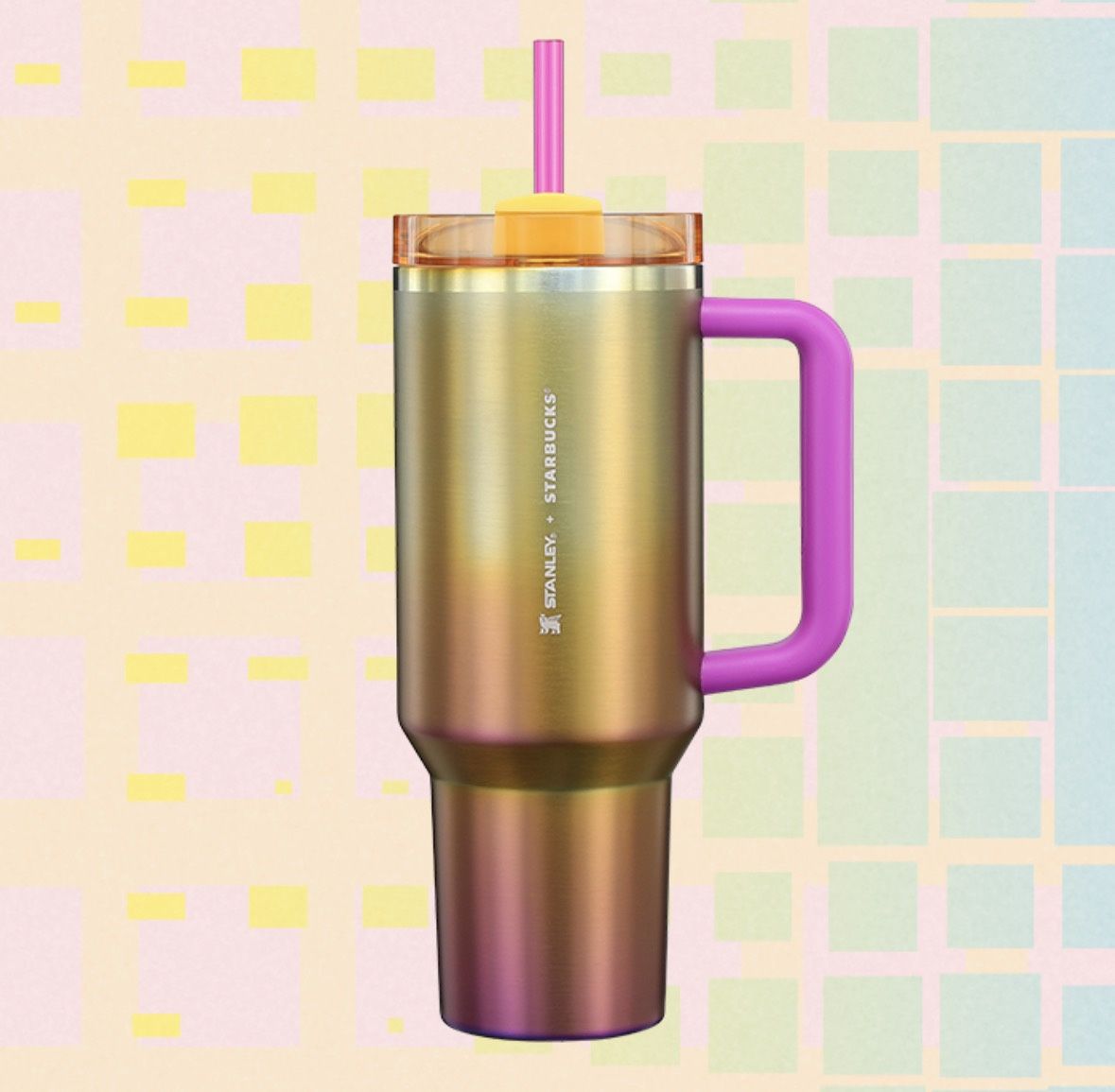 Sunset Gradient Starbucks x Stanley Quencher (40 oz)