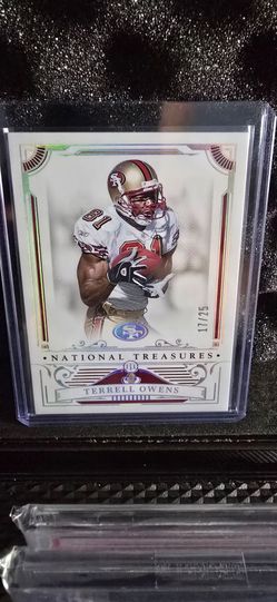 2025 Panini National Treasures Terrell Owens Holo Silver #/25 49ers