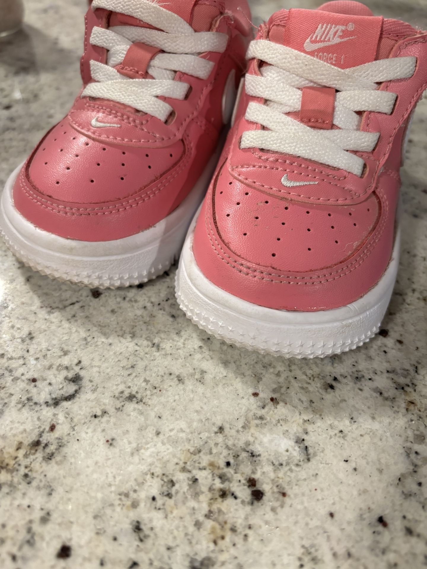 Pink Nike Air Force One Toddler 6c