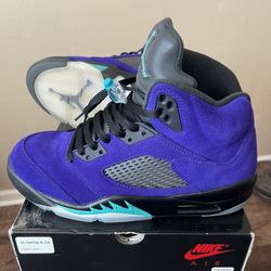 Jordan 5 Retro Alternate Grape Size10