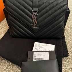 AUTHENTIC YSL COLLEGE BAG
