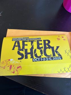 Aftershock 4 day GA