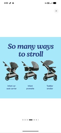 Graco travel stroller system