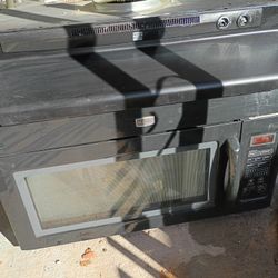 Maytag Over The Counter Microwave Oven With Exhaust Fan And Hood