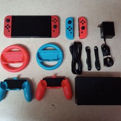 NINTENDO SWITCH OLED **MODDED** + 512GB and THOUSANDS Of Games And 4 JOYCONS CONTROLLERS