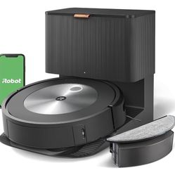 Used Great Condition iRobot Roomba Combo j5+ Self-Emptying Robot Vacuum & Mop - Identifies and Avoids Obstacles Like Pet Waste & Cords, Empties Itself