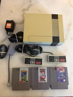 Nintendo NES Console Bundle Castlevania Dracula's Curse Mega Man 3 Tested