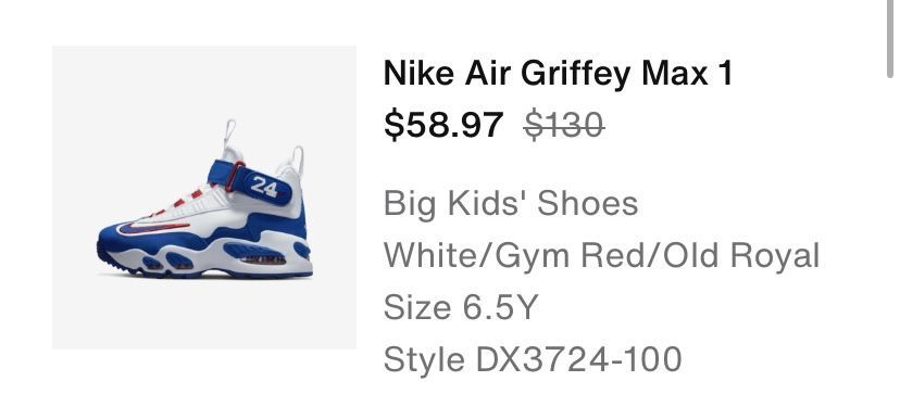 Nike Air Griffey White/Blue/Red